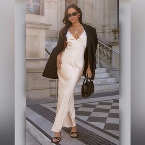 Billy J Ziah Maxi Dress in Champagne AUS size 6/US size 2